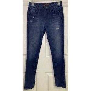 Joe's Jeans Skinny Ankle Zip Womens Size 24 Dark Wash Stretch Denim Jeans USA